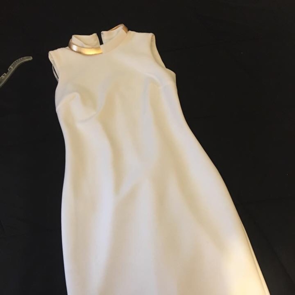 Calvin Klein pencil dress white